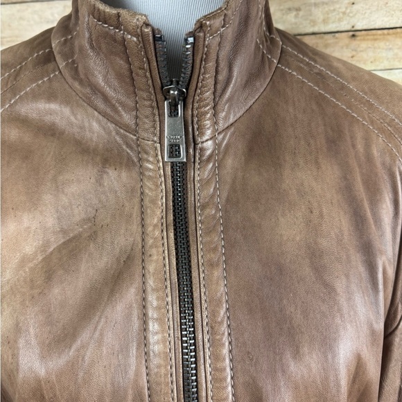 Andrew Marc New York FMen’s Lined Leather Jacket Size 1X - Picture 3 of 9